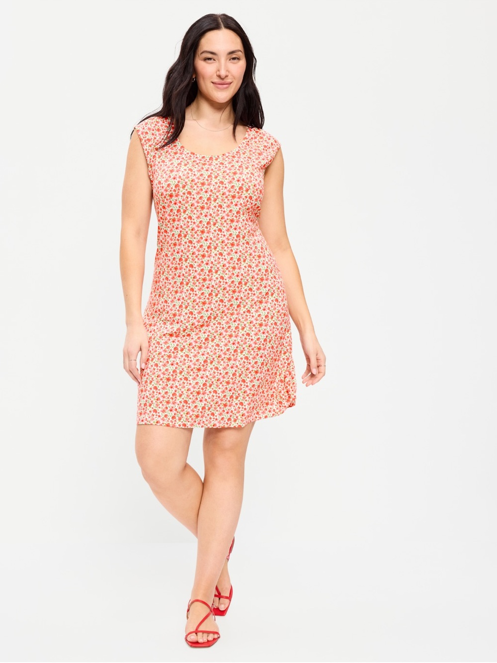 NWT Old Navy Short Sleeve Scoop Neck Mini Dress
